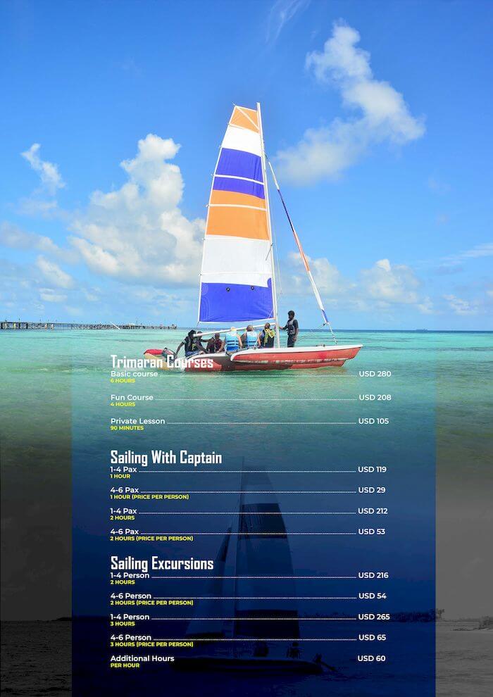 Trimaran Courses - Sailing With Captain - Sailing Excursions